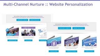 Multi-Channel Nurture :: Website Personalization
 