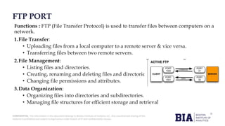 Ftp Security Risks Understanding Network Security and Vulnerability Assessment | PPTX