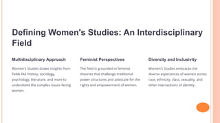 Fundamental of women's studies and decades | PDF