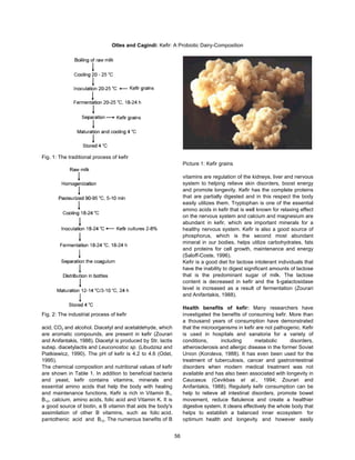 Kefir Production Process Flowchart Kefir | PDF