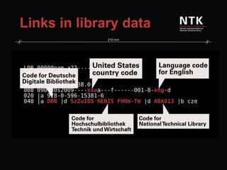 Links in library data 