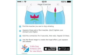 Kegel Exercise from FitMama App