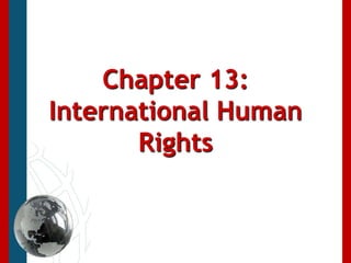 Chapter 13: International Human Rights 