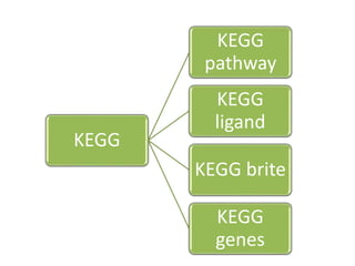 KEGG
KEGG
pathway
KEGG
ligand
KEGG brite
KEGG
genes
 