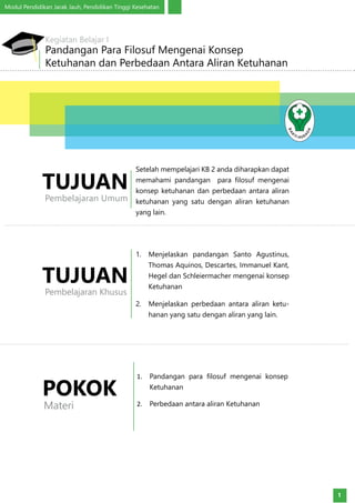 Pandangan Para Filosuf Mengenai Konsep Ketuhanan dan Perbedaan Antarau2026