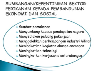 Kepentingan kegiatan ekonomi di malaysia
