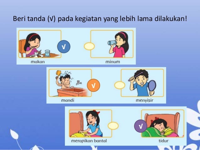 Materi Tema 3 Kegiatanku Kelas 1 SD/MI