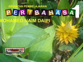 KEGIATAN PEMBELAJARAN MOHAMED NAIM DAIPI P E R I B A H A www.saujana.sg 1 S A 