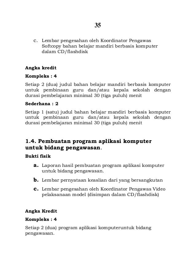 Kegiatan Pengembangan Profesi Pengawas Sekolah