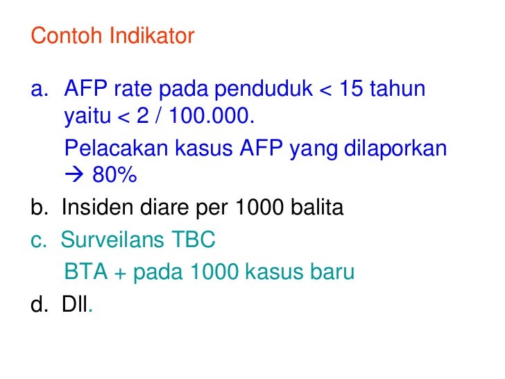 Kegiatan pokok surveilans