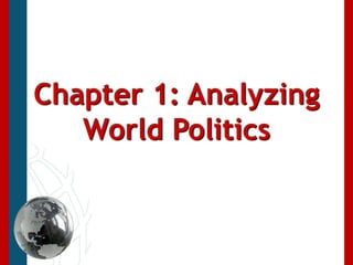 Chapter 1: Analyzing
   World Politics
 