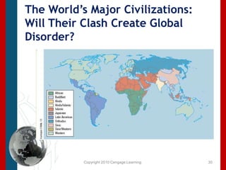 Copyright 2010 Cengage Learning.The World’s Major Civilizations: Will Their Clash Create Global Disorder?30