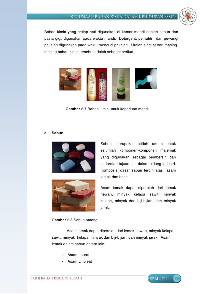 Kegunaan Bahan Kimia Smp