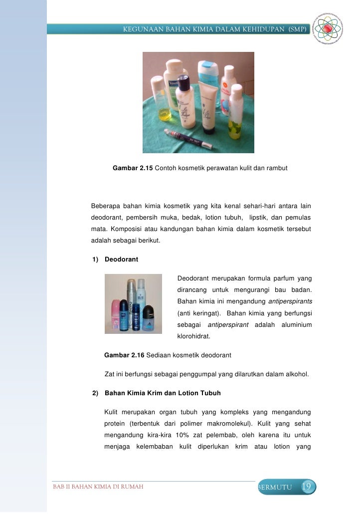 Kegunaan Bahan Kimia Smp