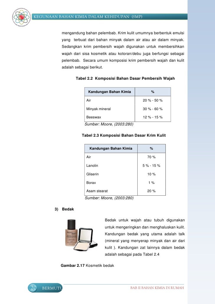Kegunaan Bahan Kimia Smp
