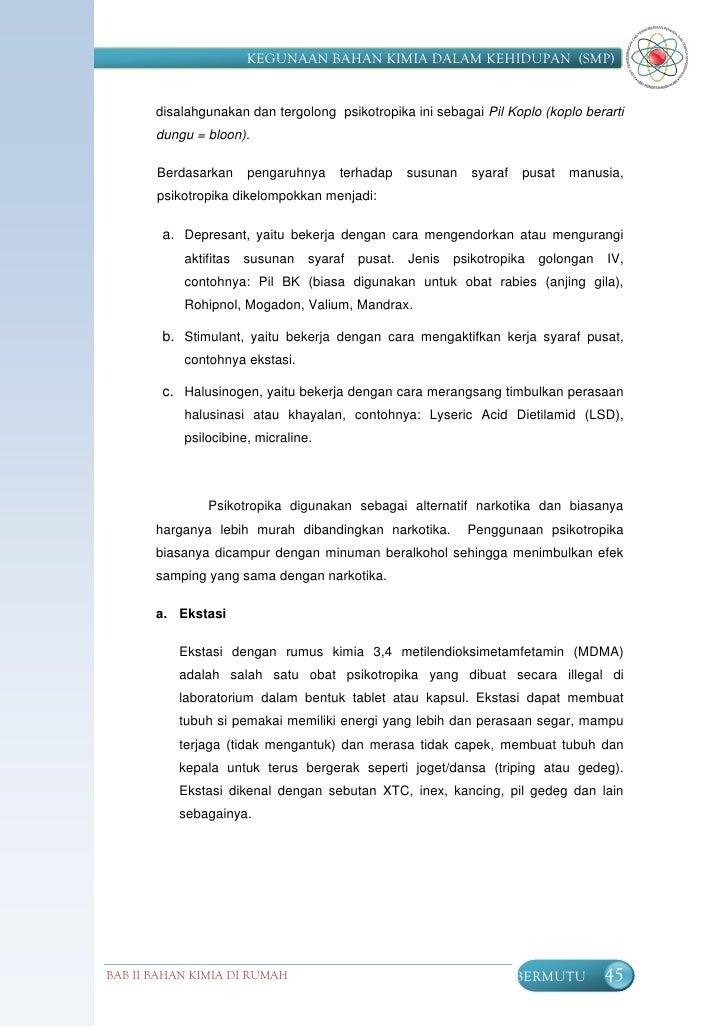 Kegunaan Bahan Kimia Smp
