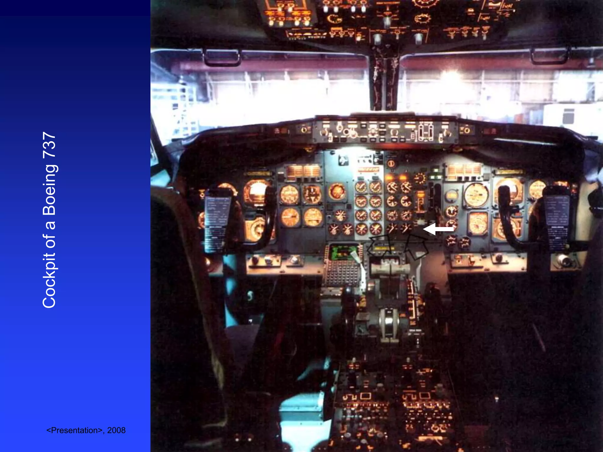 Cockpit of a Boeing 737




     <Presentation>, 2008   Slide 6
 