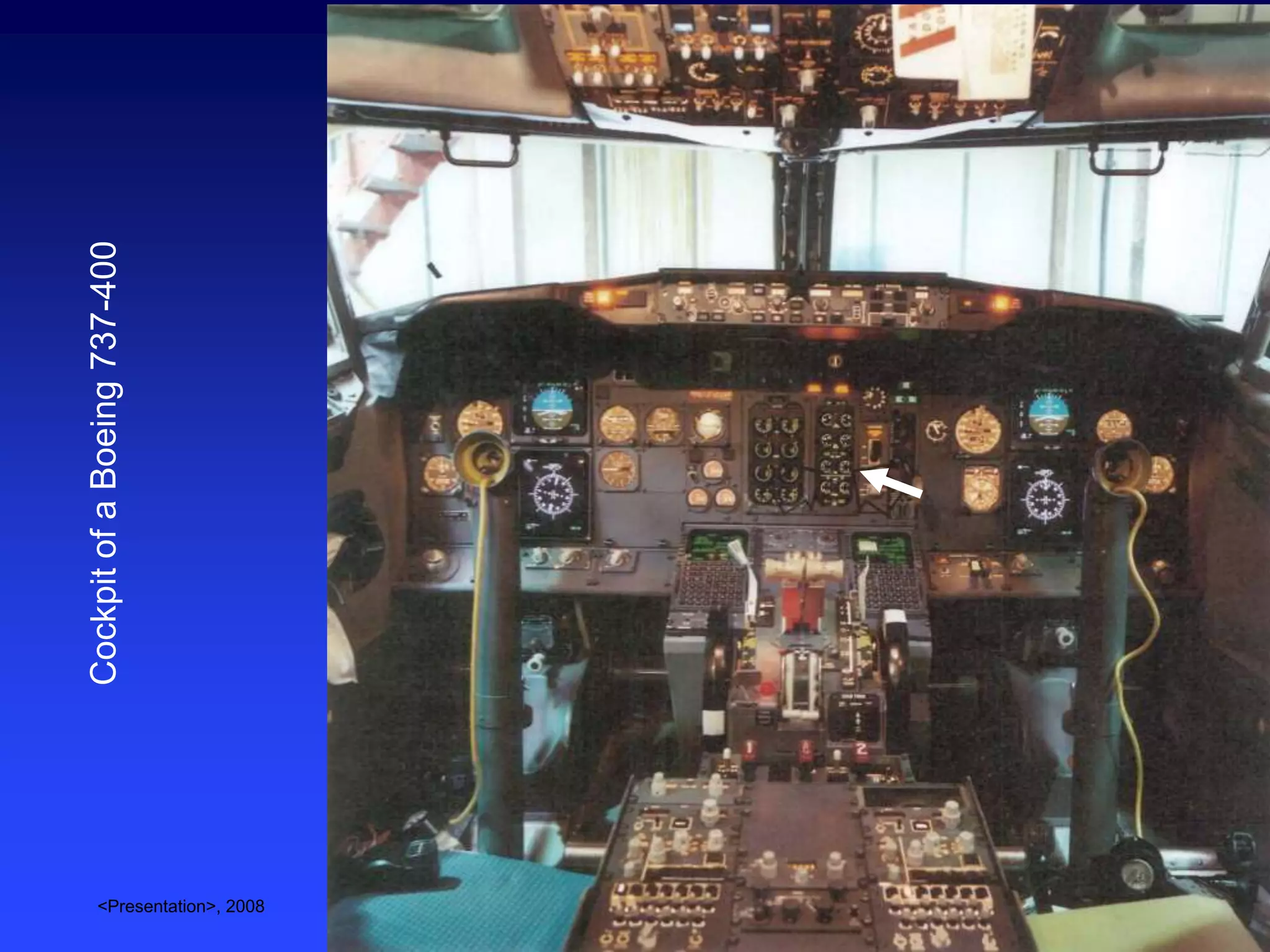Cockpit of a Boeing 737-400




     <Presentation>, 2008     Slide 7
 