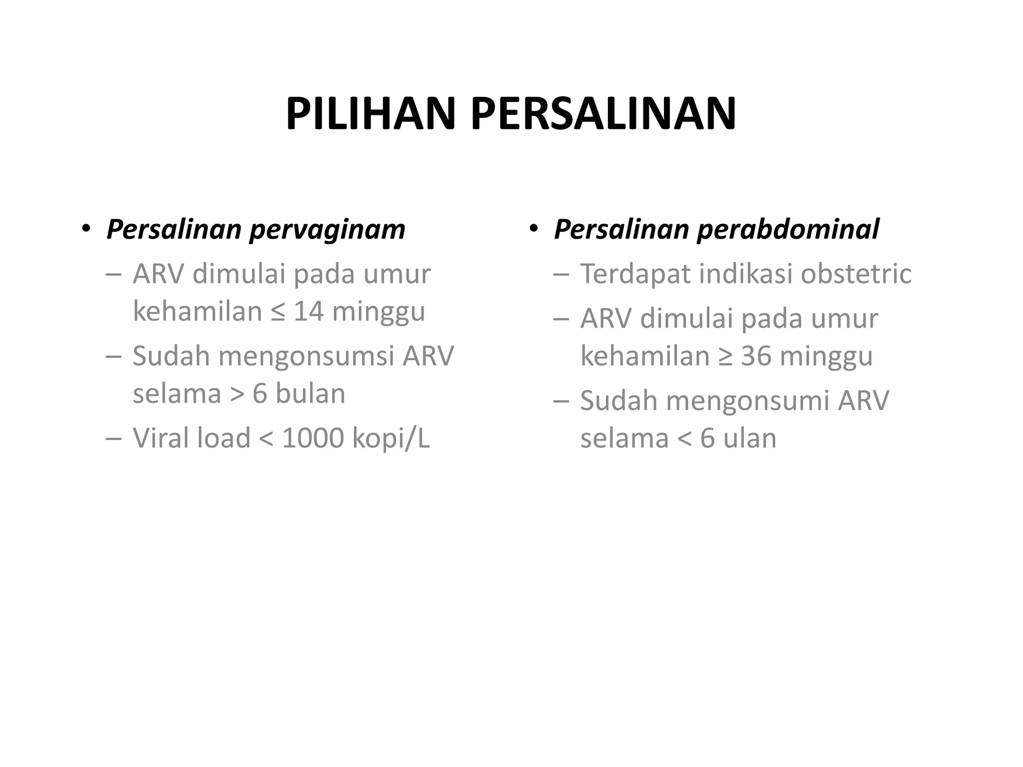 HIV / AIDS pada Kehamilan | PPT
