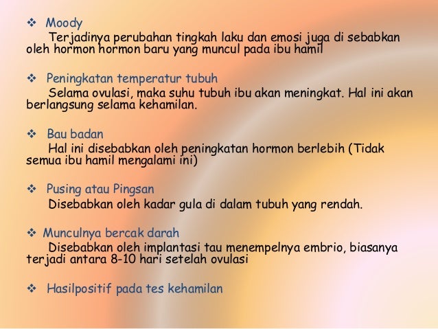 Kehamilan Yang Sehat Kehamilan Yang Sehat