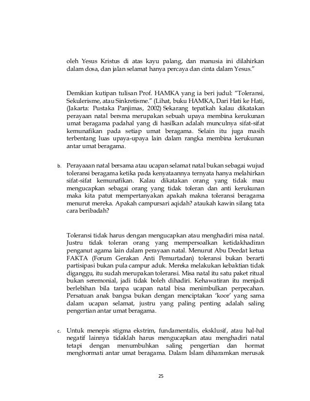Keharaman mengucapkan selamat dan merayakan natal