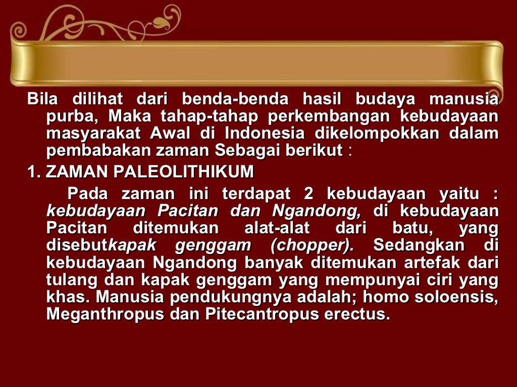 Kehidupan awal-masyarakat-indonesia