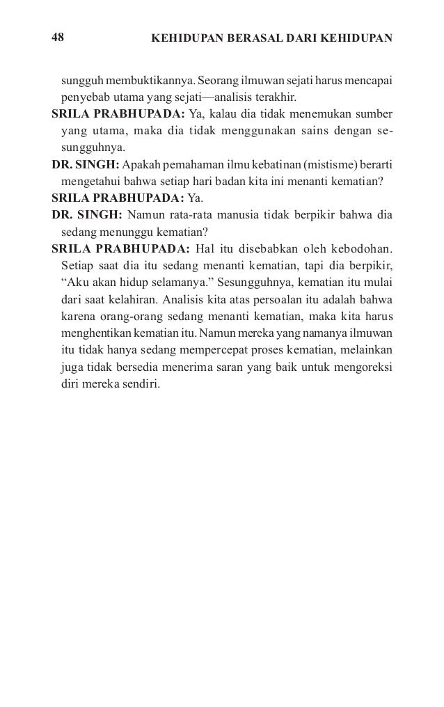 Kehidupan berasal dari kehidupan