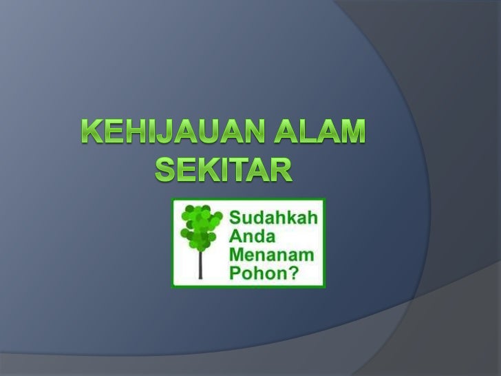 Kehijauan alam sekitar