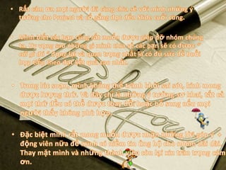 Cách 2: Thayđổihoặcgiảmđộkhó (khốilượng – chắcvậy ?) củacôngviệcđinếucảmthấyquákhóđểtìmgiảipháp.- Nhómđốitượng: Chính: AYPer