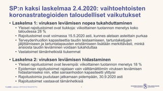 Pääjohtaja Olli Rehn: Koronakriisi ja talouspolitiikka. Kehysriihi 7.4.2020.