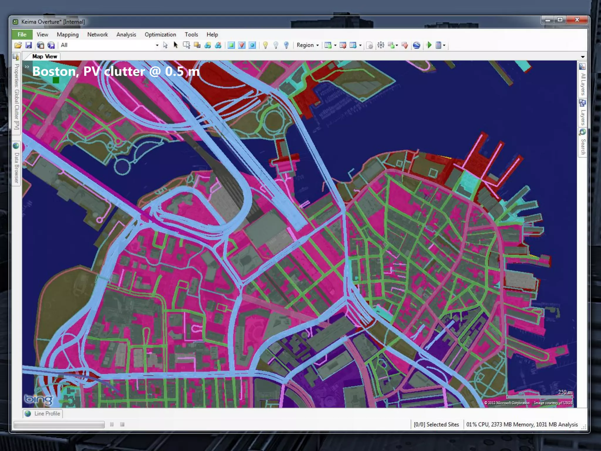 Boston, PV clutter @ 0.5 m
 