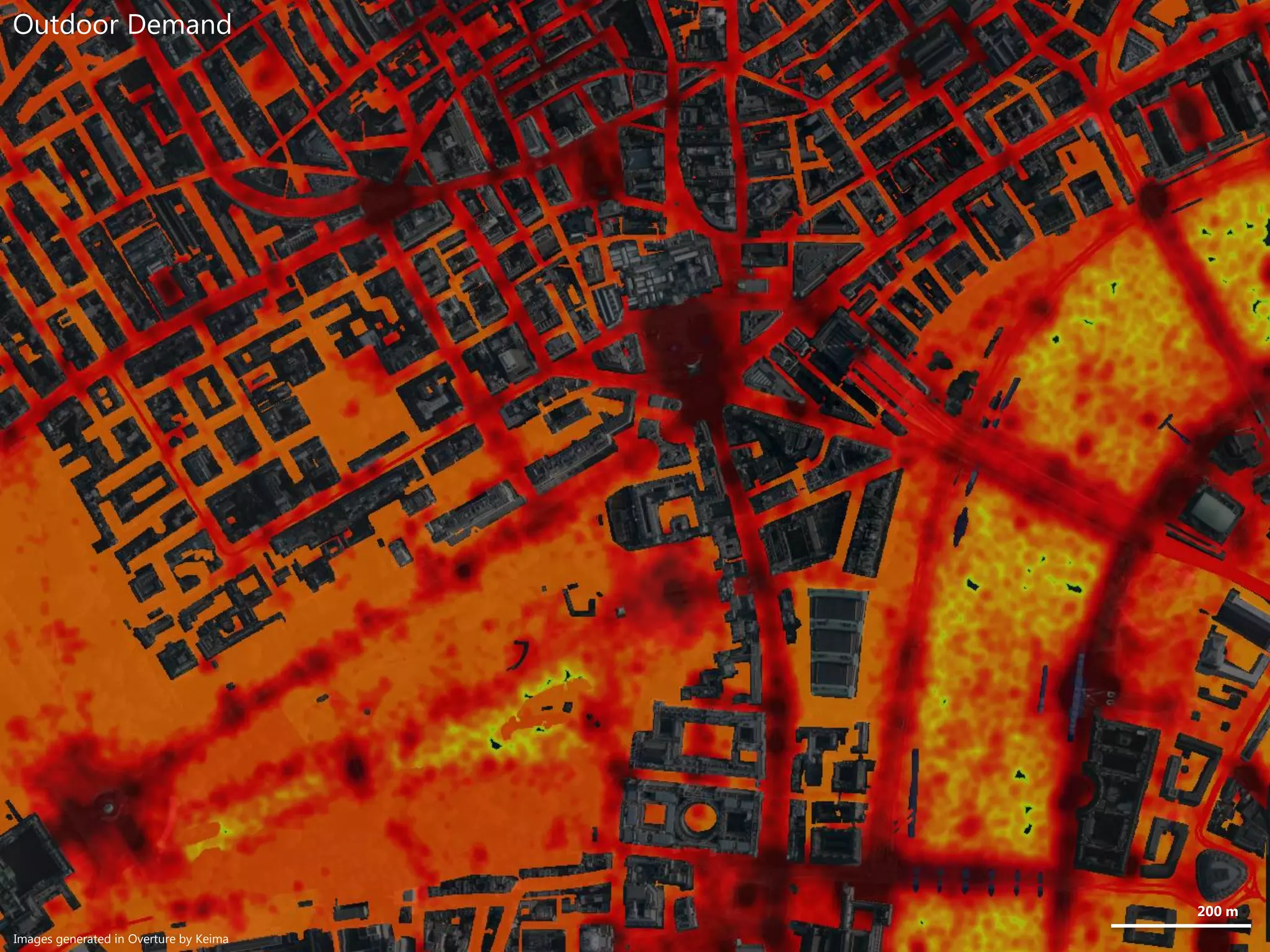 200 m
Outdoor Demand
Images generated in Overture by Keima
 