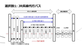 選択肢1: JR呉線代行バス
 