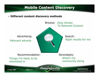 Keith Bradley - Mobile Innovation at ChangingWorlds