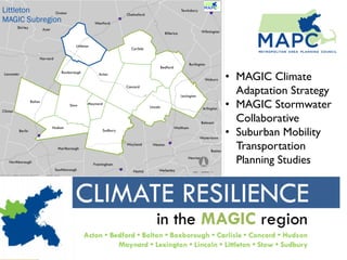 MAPC provides technical support.
 