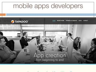 mobile apps developers
 