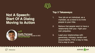 /KeithFerrazzi @ferrazzi
 