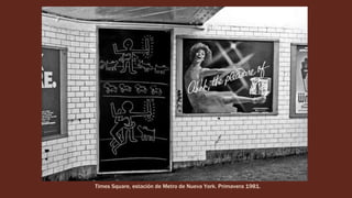 Times Square, estación de Metro de Nueva York. Primavera 1981.
 