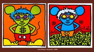 Andy Mouse. Serigrafía. 1986.
 