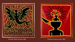 Sin título. Pintura de vinilo. 1982. Sin título. Pintura de vinilo. 1982.
 