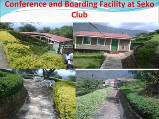 Conference and Boarding Facility at Seko Club Keiyo Maraket County-Home of great Champions! 