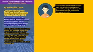 Kekeliruan dalam Bernalar (Fallacies in Reasoning) | PPTX
