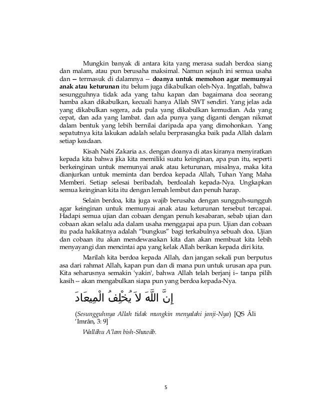 Kekuatan Sabar Dan Tawakal