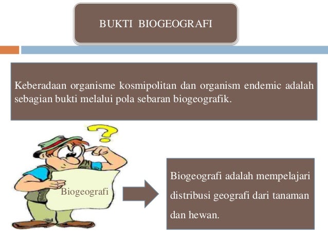 Bukti-bukti petunjuk adanya evolusi