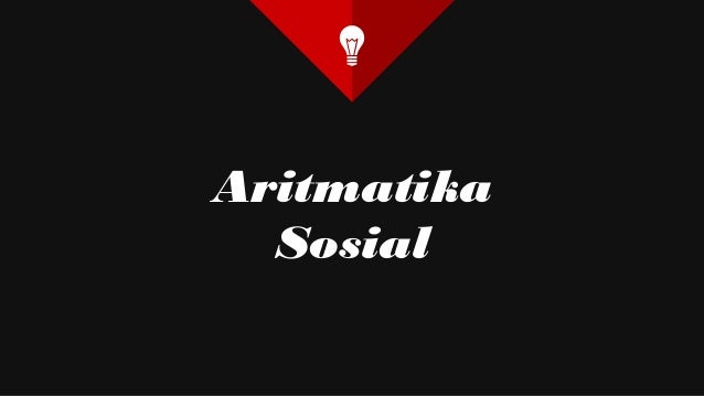Aritmatika Sosial