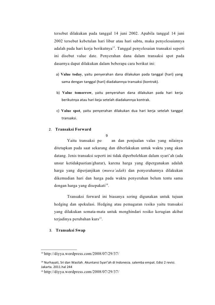 Tanggal penyelesaian transaksi opsi