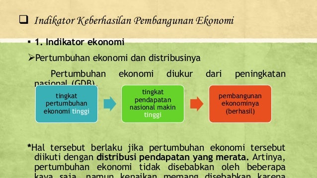 Kel2 Indikator Keberhasilan Pembangunan Eko