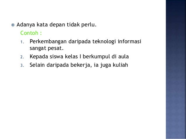 Kalimat Efektif dan Tidak Efektif