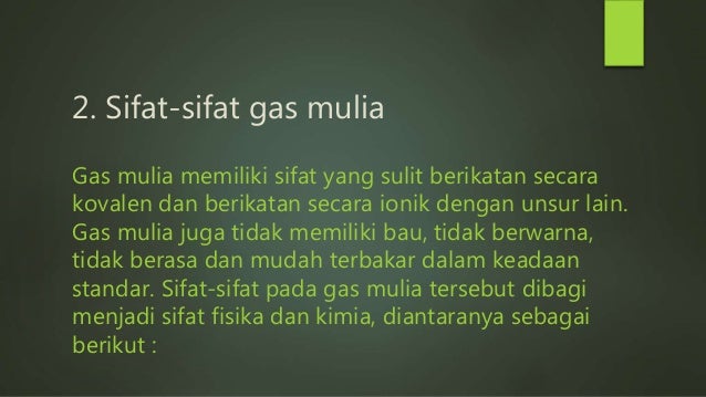 Kimia Gas Mulia Ppt