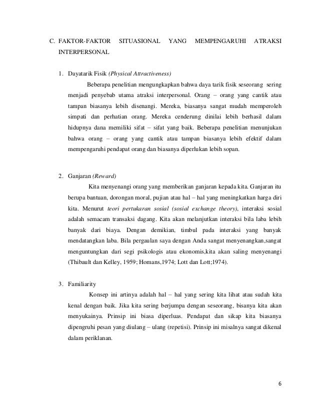 Makalah Atraksi Dlm Komunikasi Interpersonal Dan Hubungan Interperson